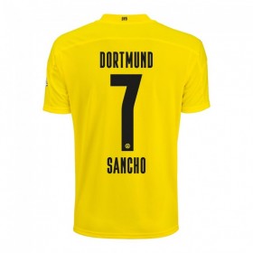 Fußballtrikots Borussia Dortmund Jadon Sancho 7 2020-2021 Kurzarm Heimtrikotsatz kaufen